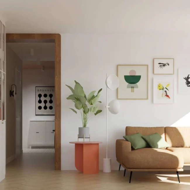 _mieszkanie_dla pary_salon z kuchnia_meble_na wymiar_krakow_2