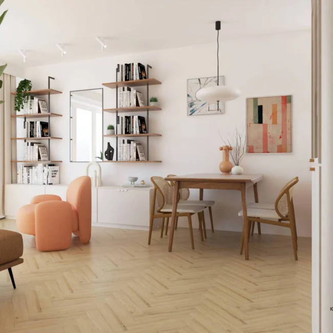 _mieszkanie_dla pary_salon z kuchnia_meble_na wymiar_krakow_3